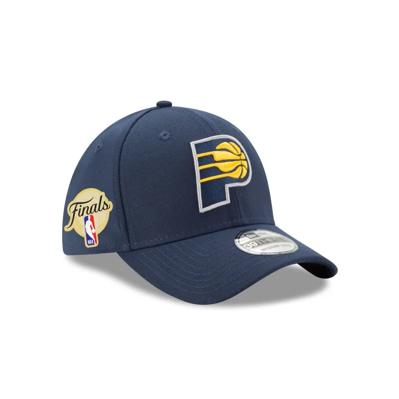 Indiana Pacers 2025 NBA Finals Sidepatch 39THIRTY Stretch Fit Hat sold by New Era