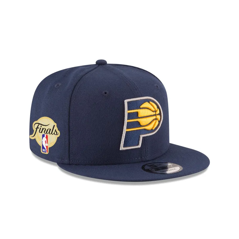 Indiana Pacers 2025 NBA Finals Sidepatch 9FIFTY Snapback Hat sold by New Era