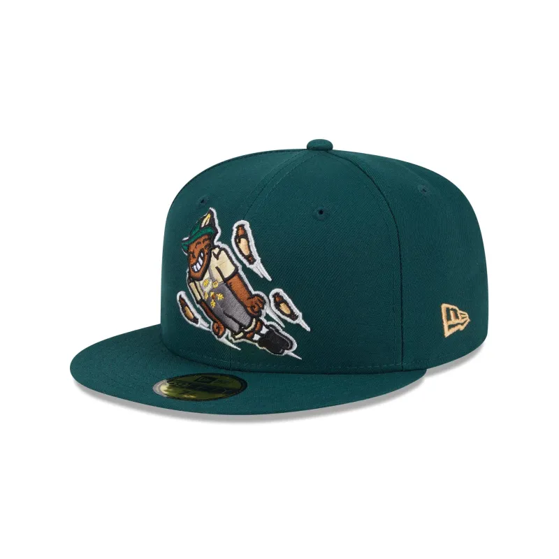 Wisconsin Timber Rattlers Theme Night Black 59FIFTY Fitted Hat sold by New Era