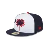 Myrtle Beach Pelicans Theme Night Navy Sidepatch59FIFTY Fitted Hat sold by New Era