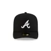 Atlanta Braves Black Script Safety Pin 59FIFTY A-Frame Fitted Hat sold by New Era