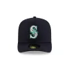 Seattle Mariners Script Safety Pin 59FIFTY A-Frame Fitted Hat sold by New Era