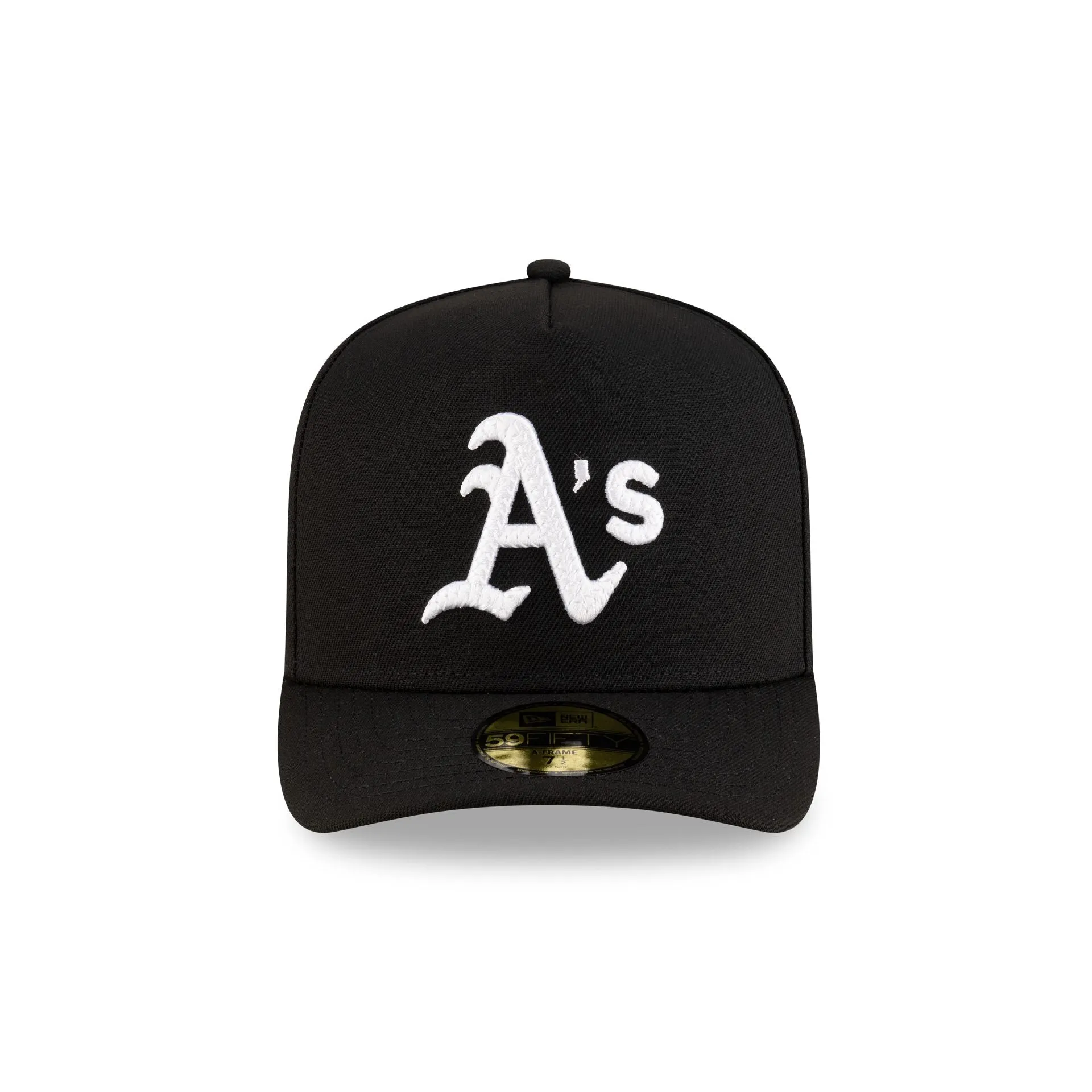 Athletics Black Script Safety Pin 59FIFTY A-Frame Fitted Hat sold by New Era product image thumbnail 2
