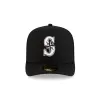 Seattle Mariners Black Script Safety Pin 59FIFTY A-Frame Fitted Hat sold by New Era