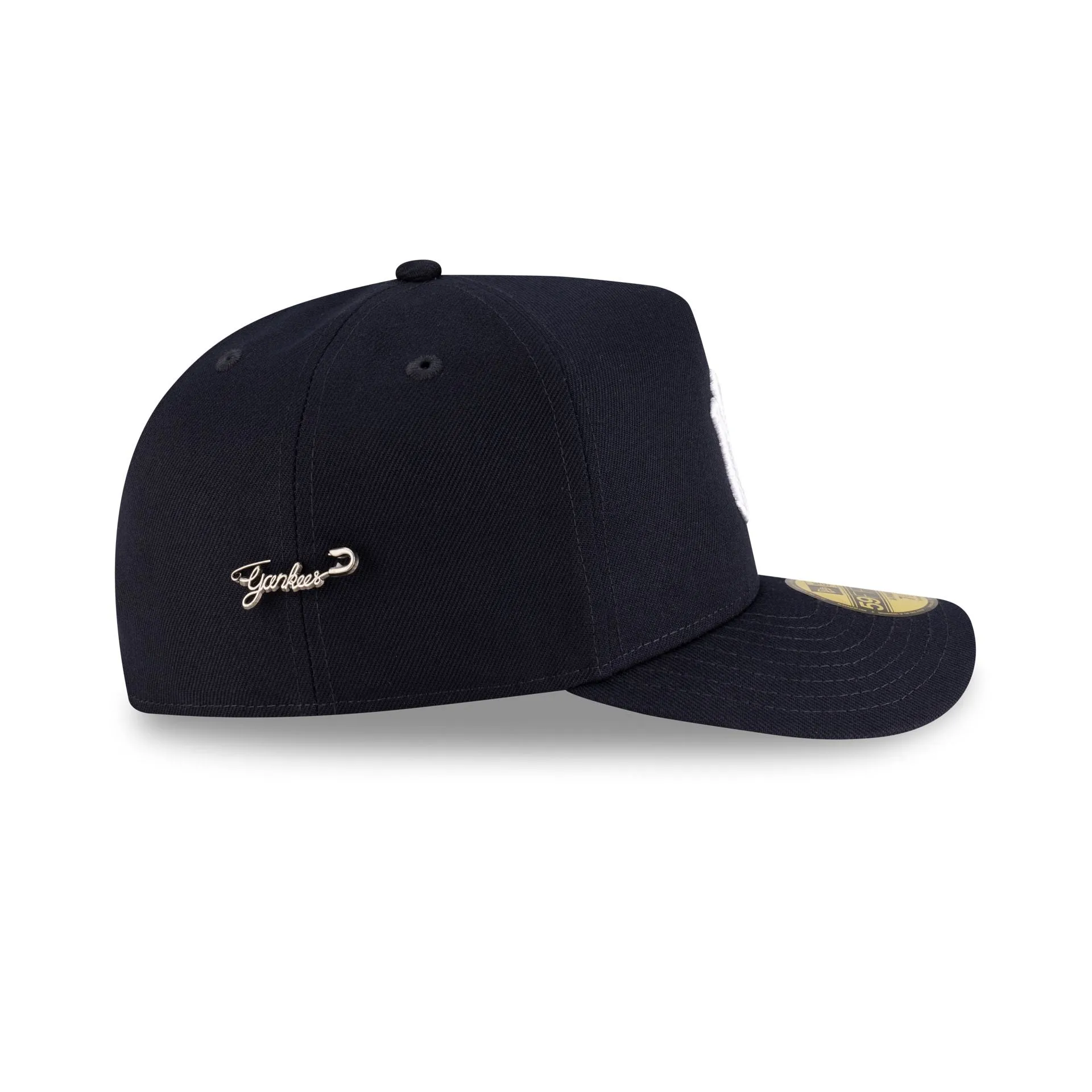 New York Yankees Script Safety Pin 59FIFTY A-Frame Fitted Hat sold by New Era product image thumbnail 4