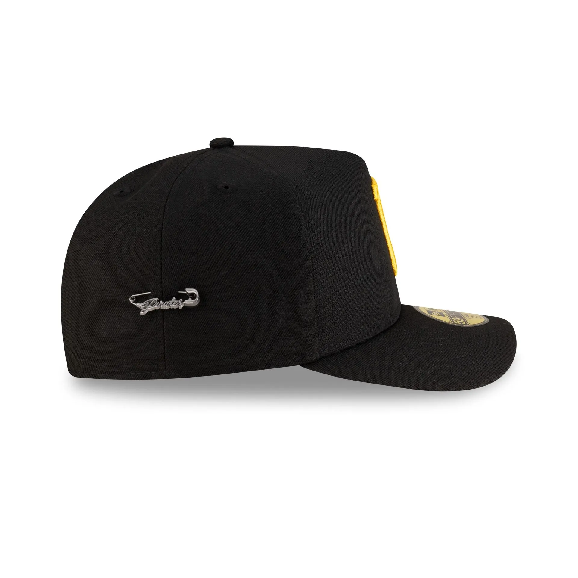 Pittsburgh Pirates Script Safety Pin 59FIFTY A-Frame Fitted Hat sold by New Era product image thumbnail 4