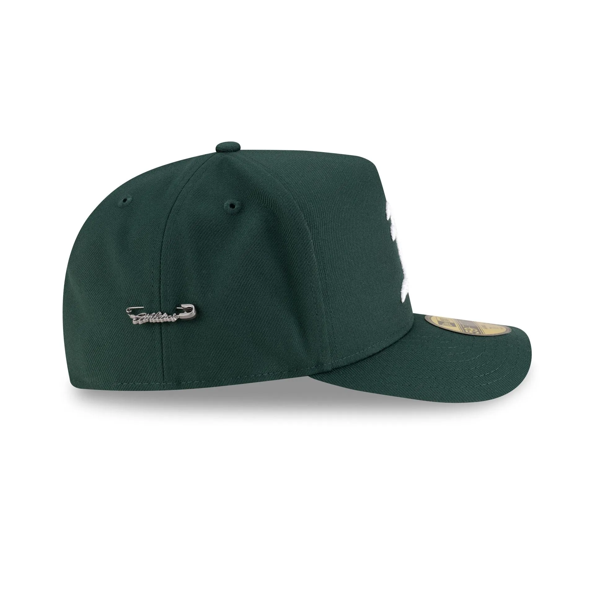 Athletics Script Safety Pin 59FIFTY A-Frame Fitted Hat sold by New Era product image thumbnail 4