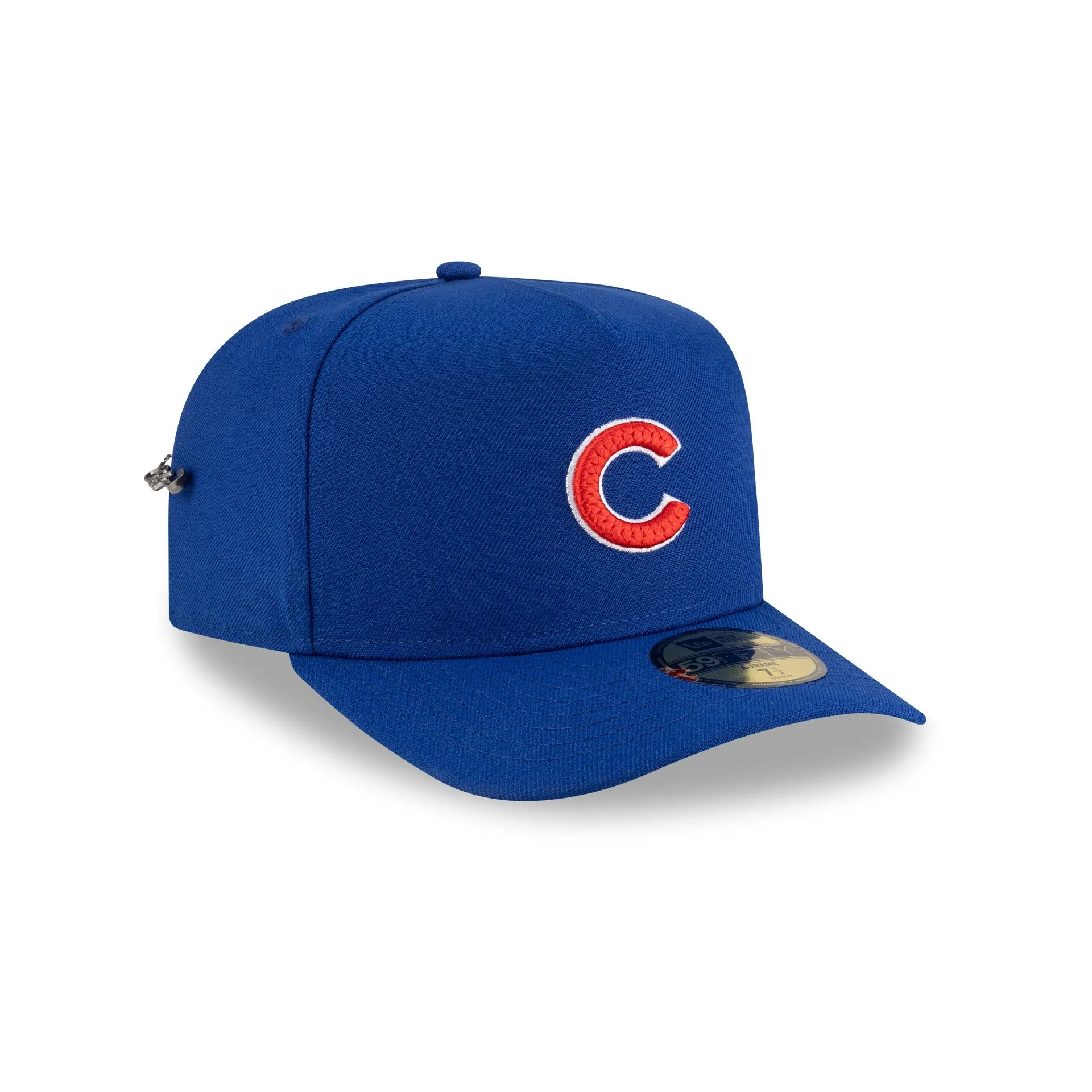 Chicago Cubs Script Safety Pin 59FIFTY A-Frame Fitted Hat sold by New Era