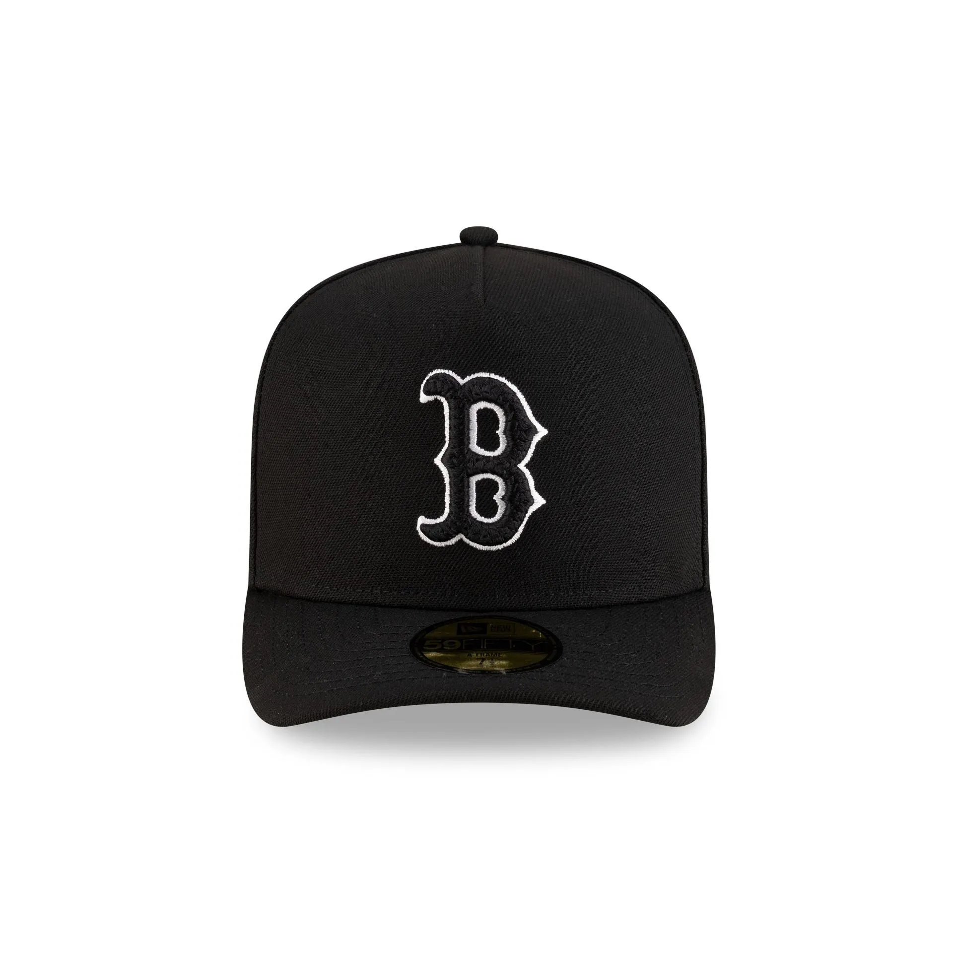 Boston Red Sox Black Script Safety Pin 59FIFTY A-Frame Fitted Hat sold by New Era product image thumbnail 2