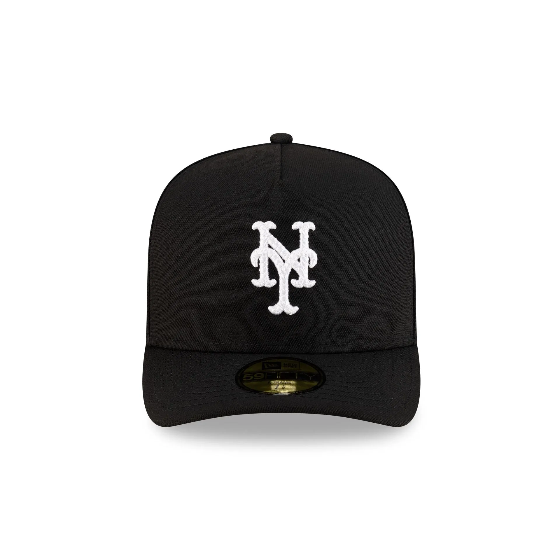 New York Mets Black Script Safety Pin 59FIFTY A-Frame Fitted Hat sold by New Era product image thumbnail 2