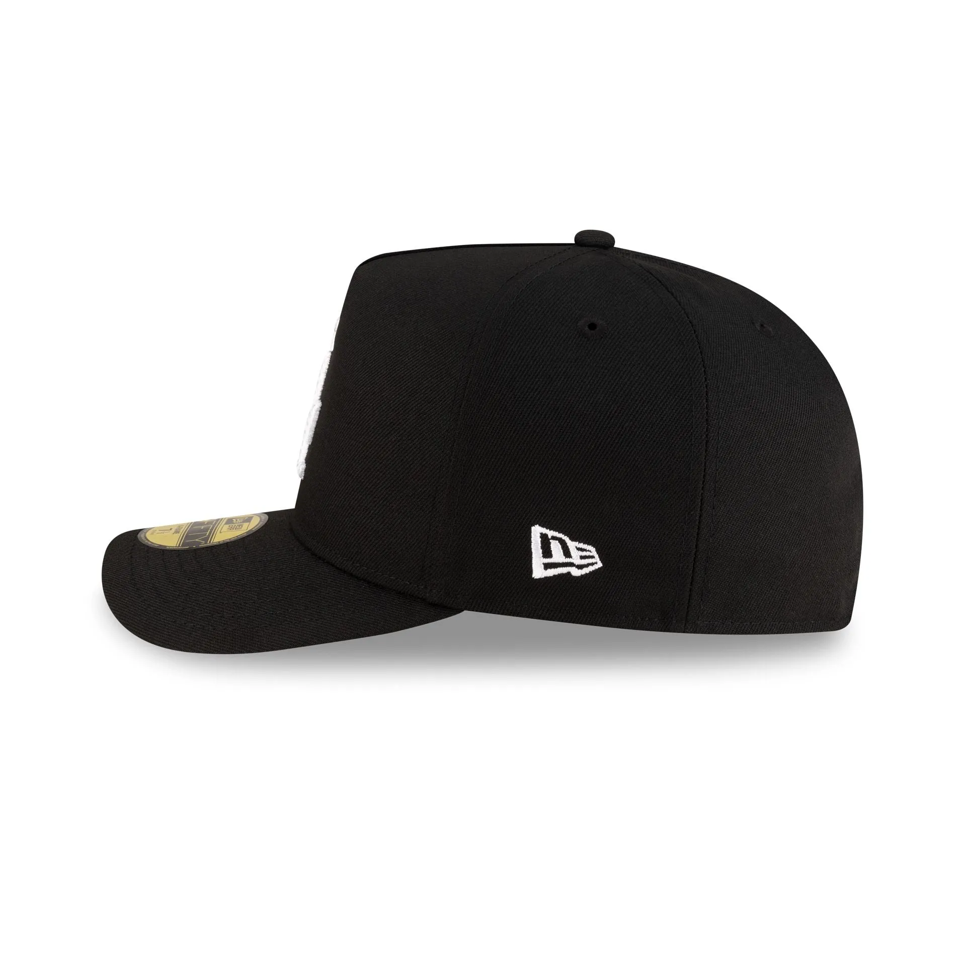 Los Angeles Dodgers Black Script Safety Pin 59FIFTY A-Frame Fitted Hat sold by New Era product image thumbnail 5