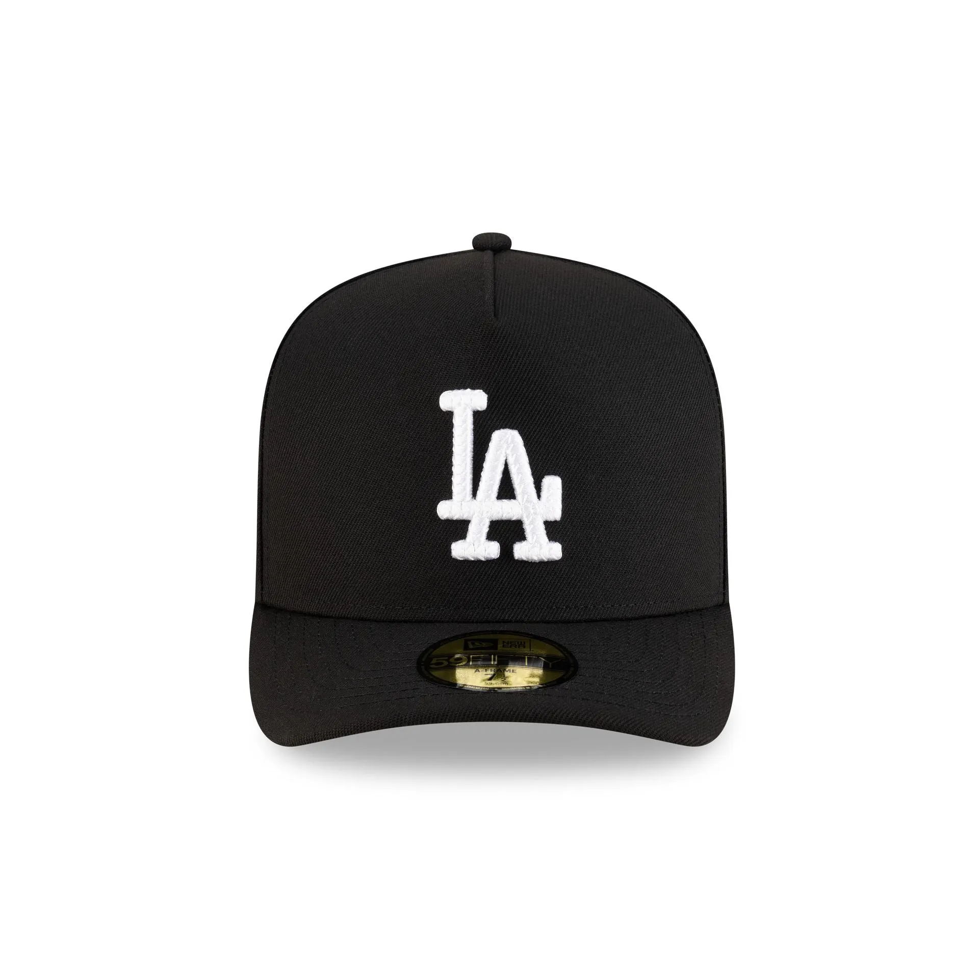 Los Angeles Dodgers Black Script Safety Pin 59FIFTY A-Frame Fitted Hat sold by New Era product image thumbnail 2