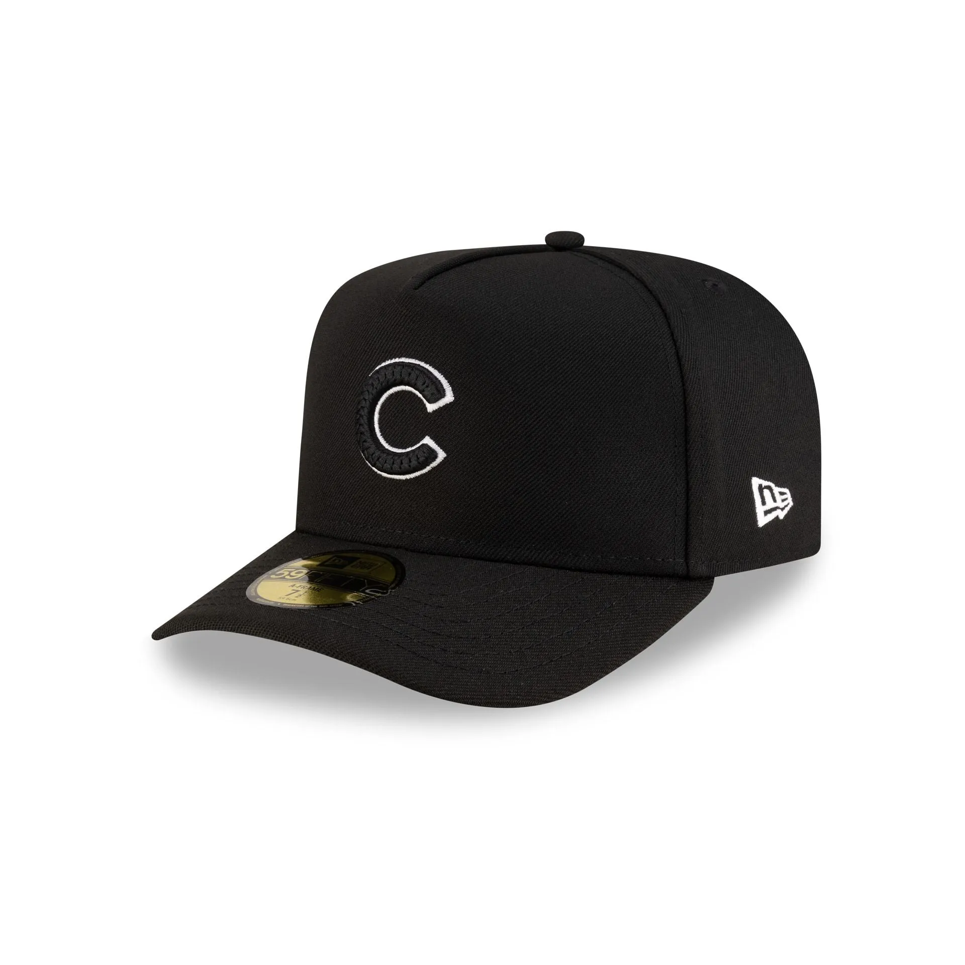 Chicago Cubs Black Script Safety Pin 59FIFTY A-Frame Fitted Hat sold by New Era product image thumbnail 3
