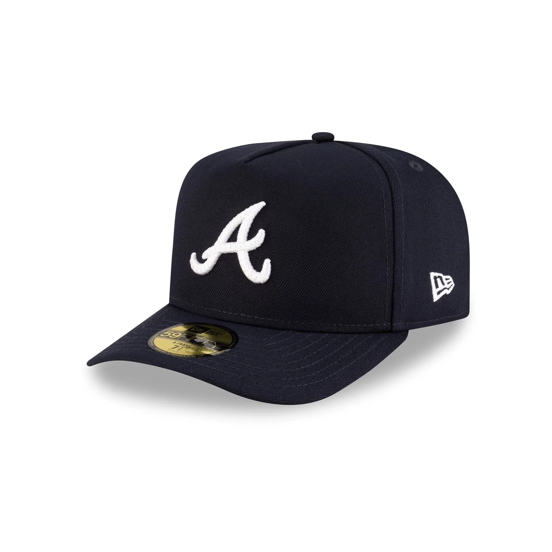 Atlanta Braves Script Safety Pin 59FIFTY A-Frame Fitted Hat sold by New Era product image thumbnail 3