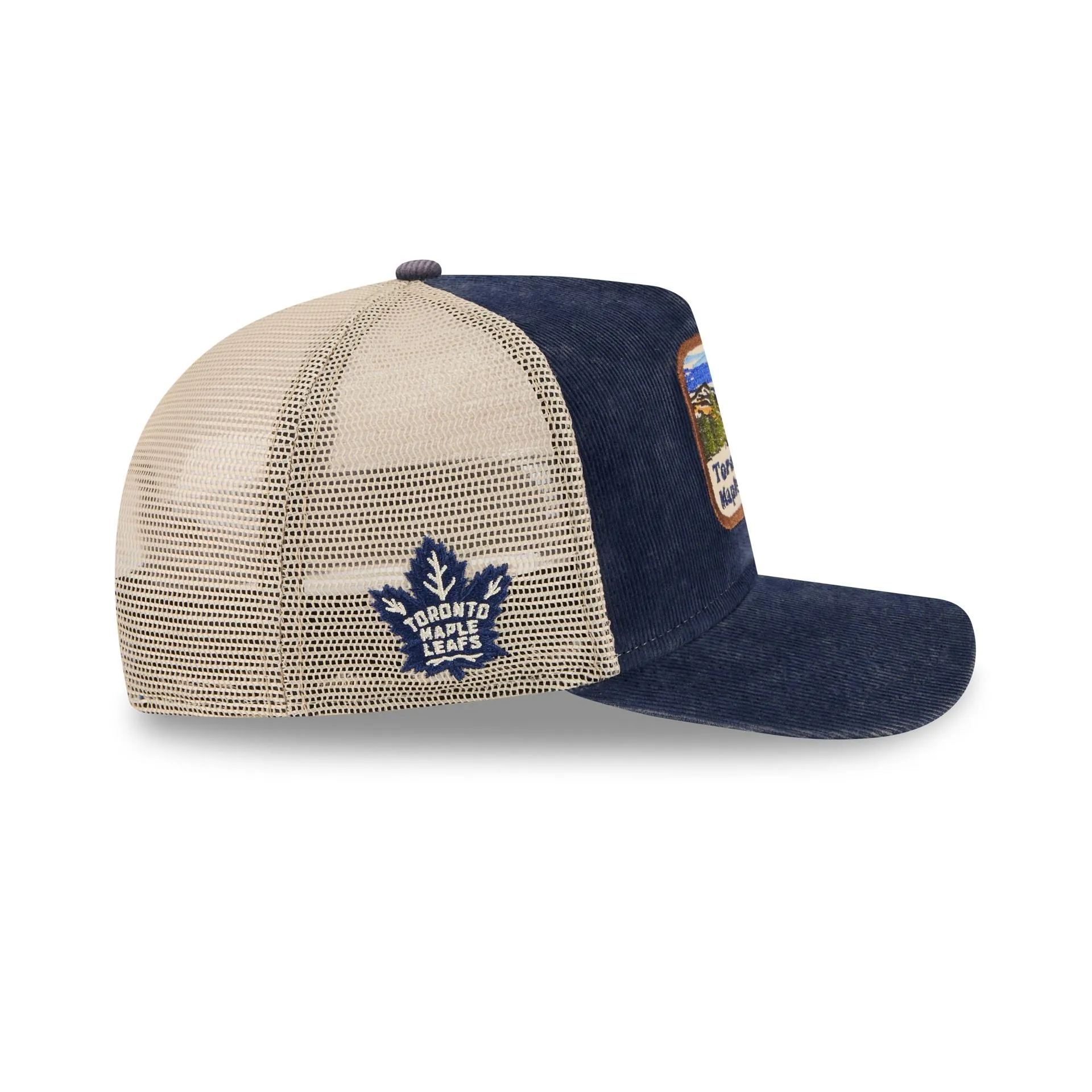 Toronto Maple Leafs Vintage Landscape 9FIFTY A-Frame Trucker Hat sold by New Era product image thumbnail 4