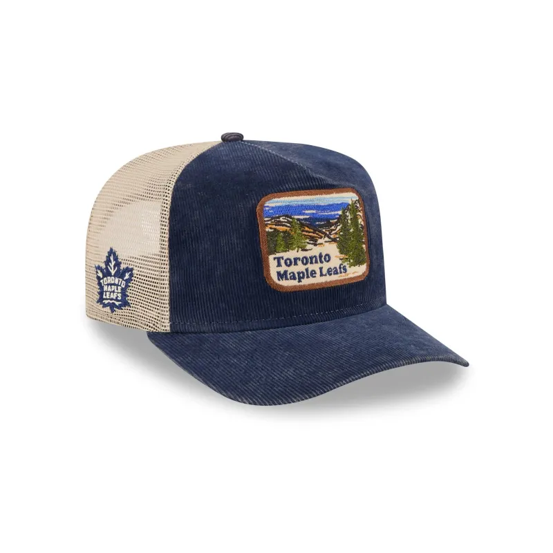 Toronto Maple Leafs Vintage Landscape 9FIFTY A-Frame Trucker Hat sold by New Era