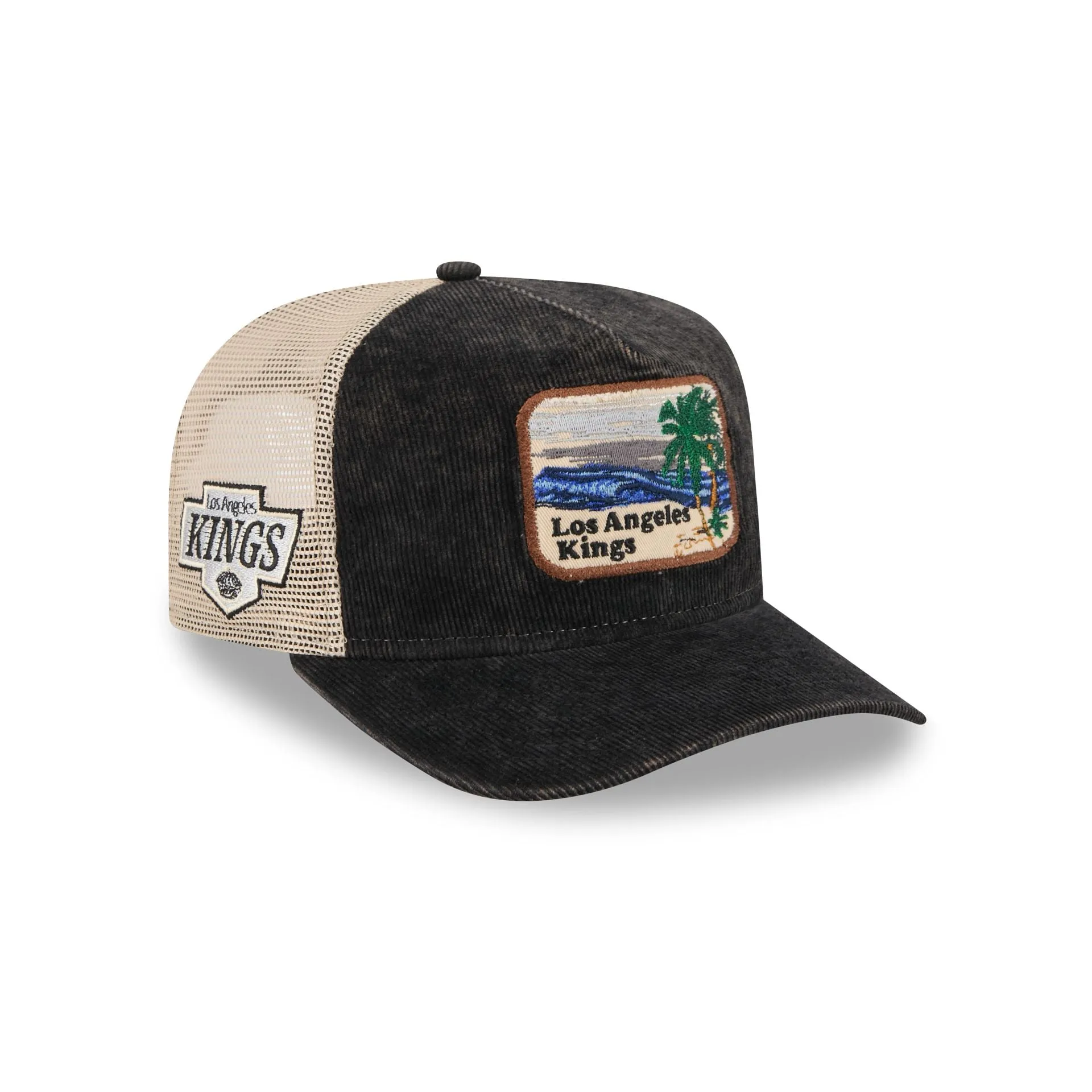 Los Angeles Kings Vintage Landscape 9FIFTY A-Frame Trucker Hat sold by New Era