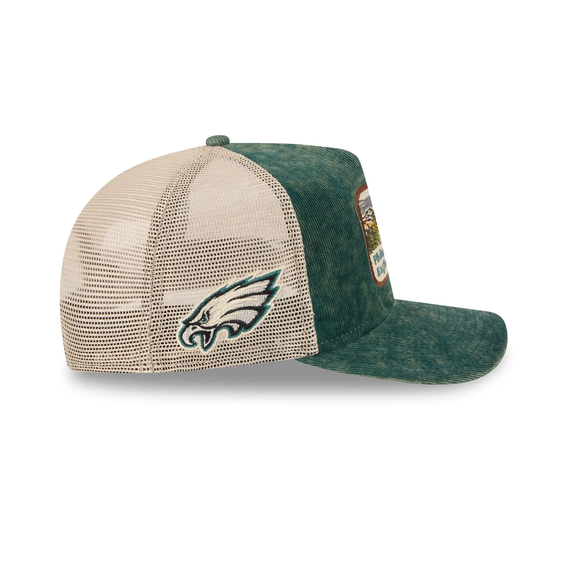Philadelphia Eagles Vintage Landscape 9FIFTY A-Frame Trucker Hat sold by New Era product image thumbnail 4
