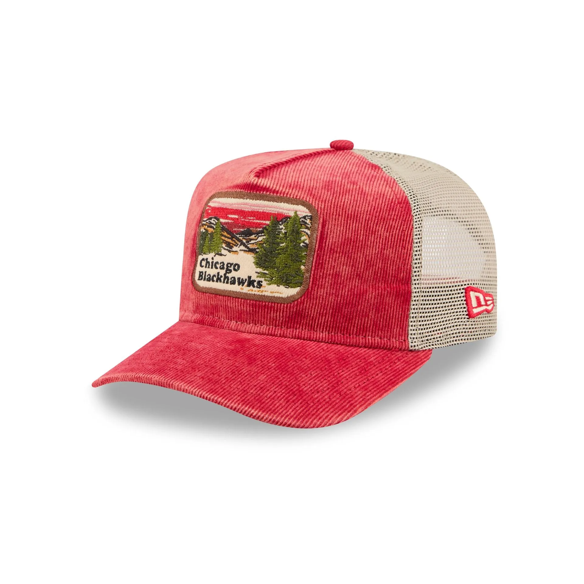 Chicago Blackhawks Vintage Landscape 9FIFTY A-Frame Trucker Hat sold by New Era product image thumbnail 3