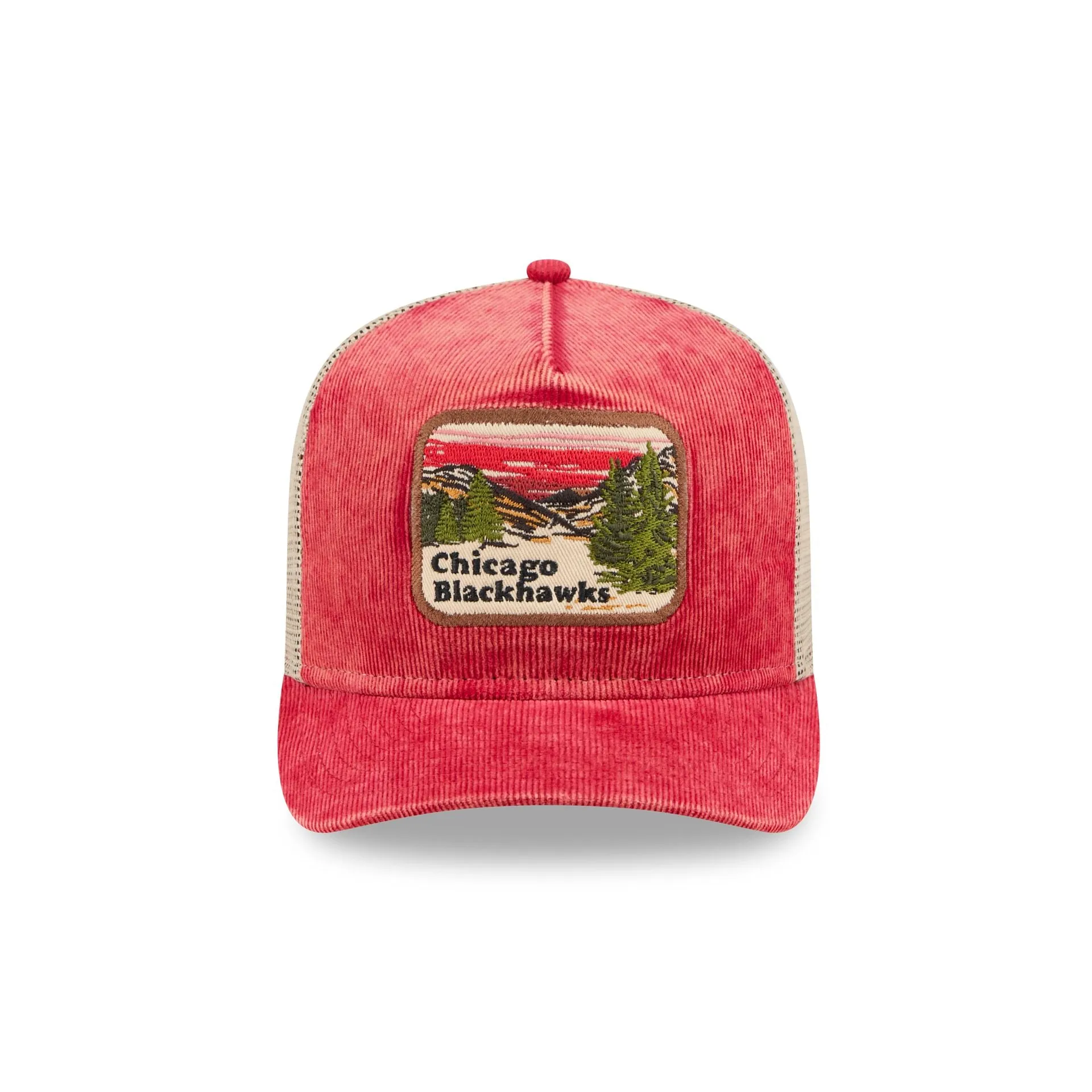 Chicago Blackhawks Vintage Landscape 9FIFTY A-Frame Trucker Hat sold by New Era product image thumbnail 2