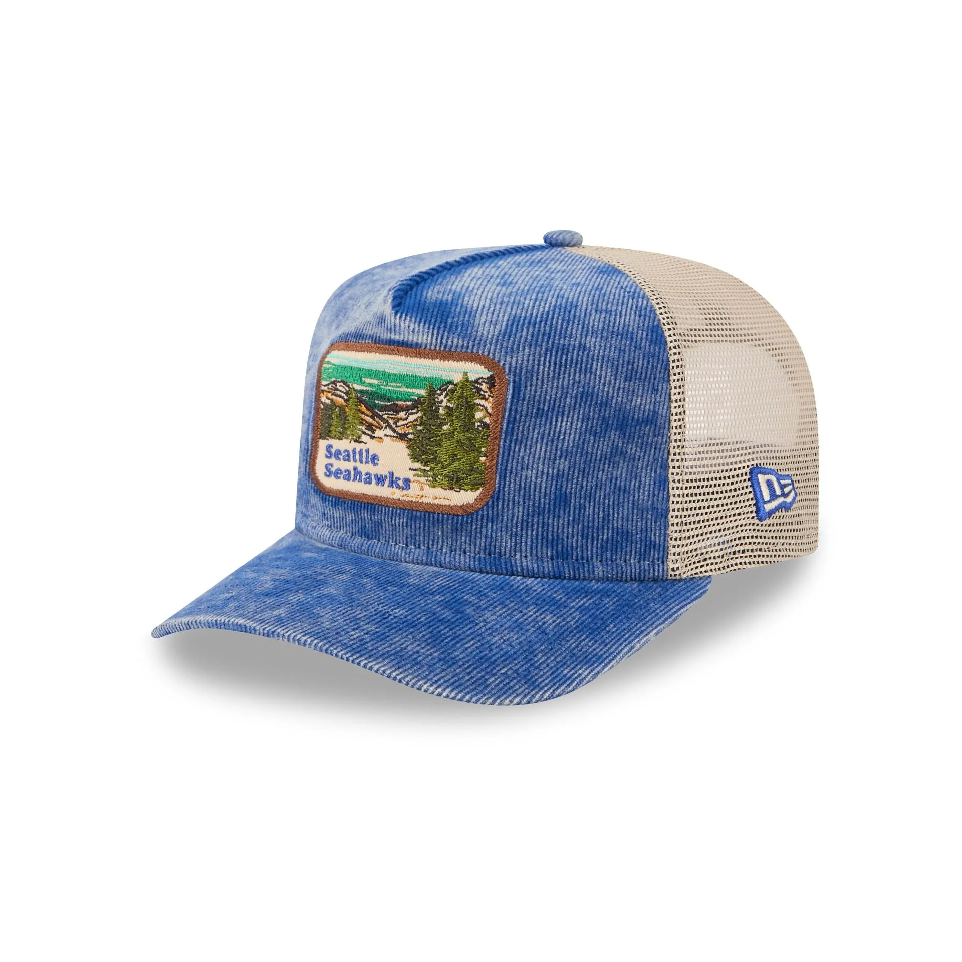 Seattle Seahawks Vintage Landscape 9FIFTY A-Frame Trucker Hat sold by New Era product image thumbnail 3
