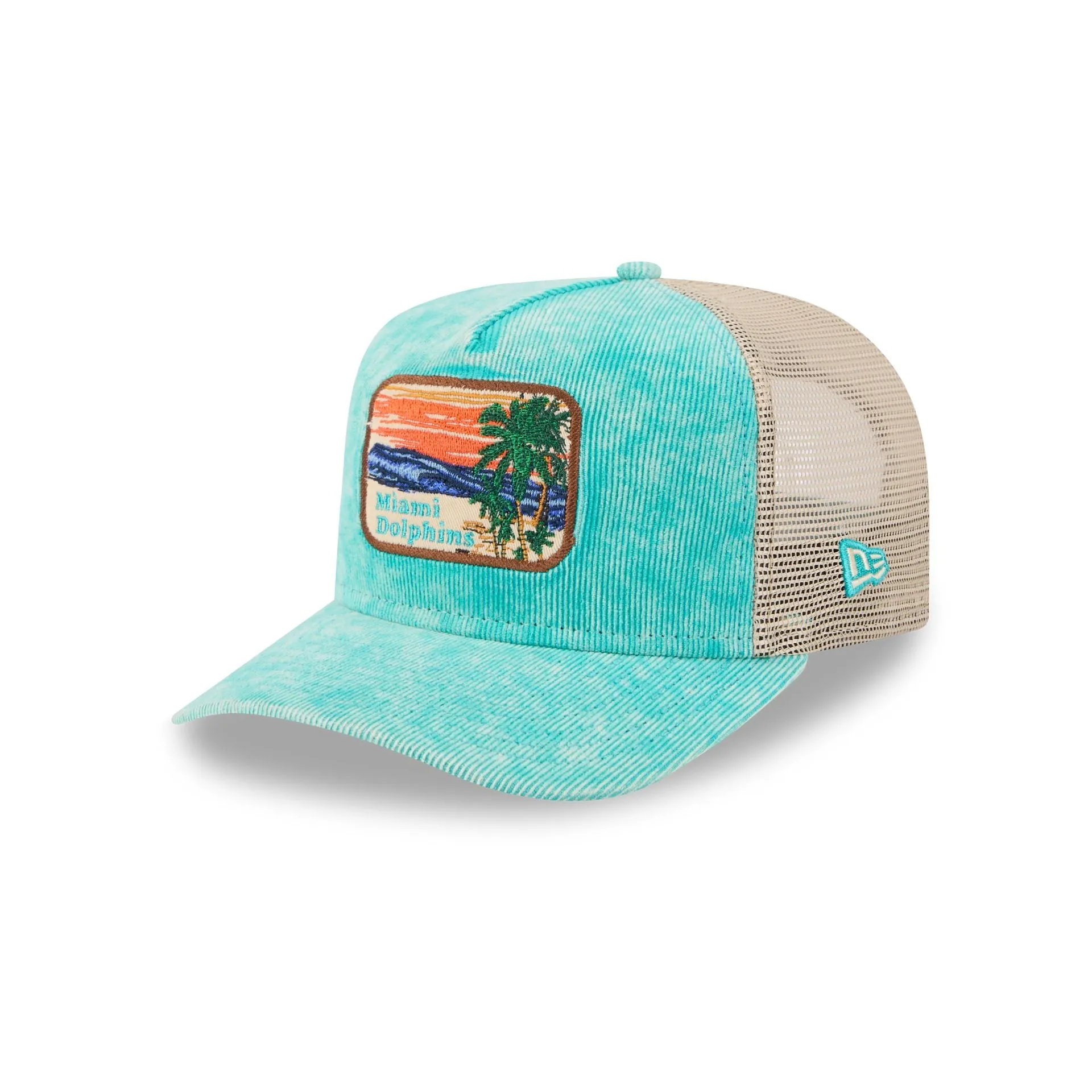Miami Dolphins Vintage Landscape 9FIFTY A-Frame Trucker Hat sold by New Era product image thumbnail 3