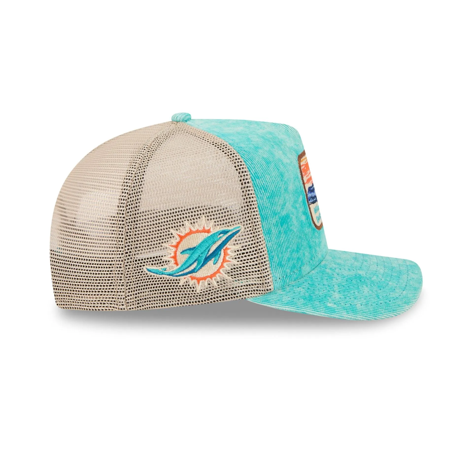 Miami Dolphins Vintage Landscape 9FIFTY A-Frame Trucker Hat sold by New Era product image thumbnail 4