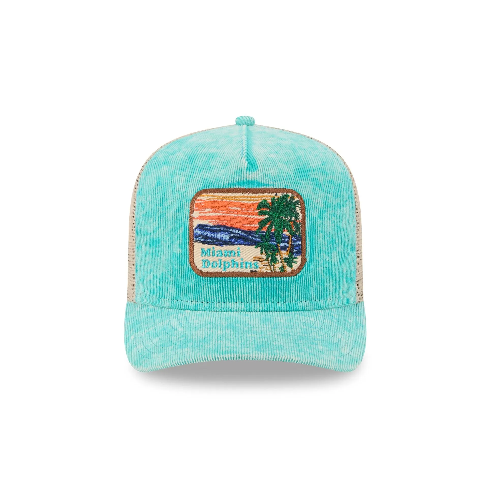 Miami Dolphins Vintage Landscape 9FIFTY A-Frame Trucker Hat sold by New Era product image thumbnail 2