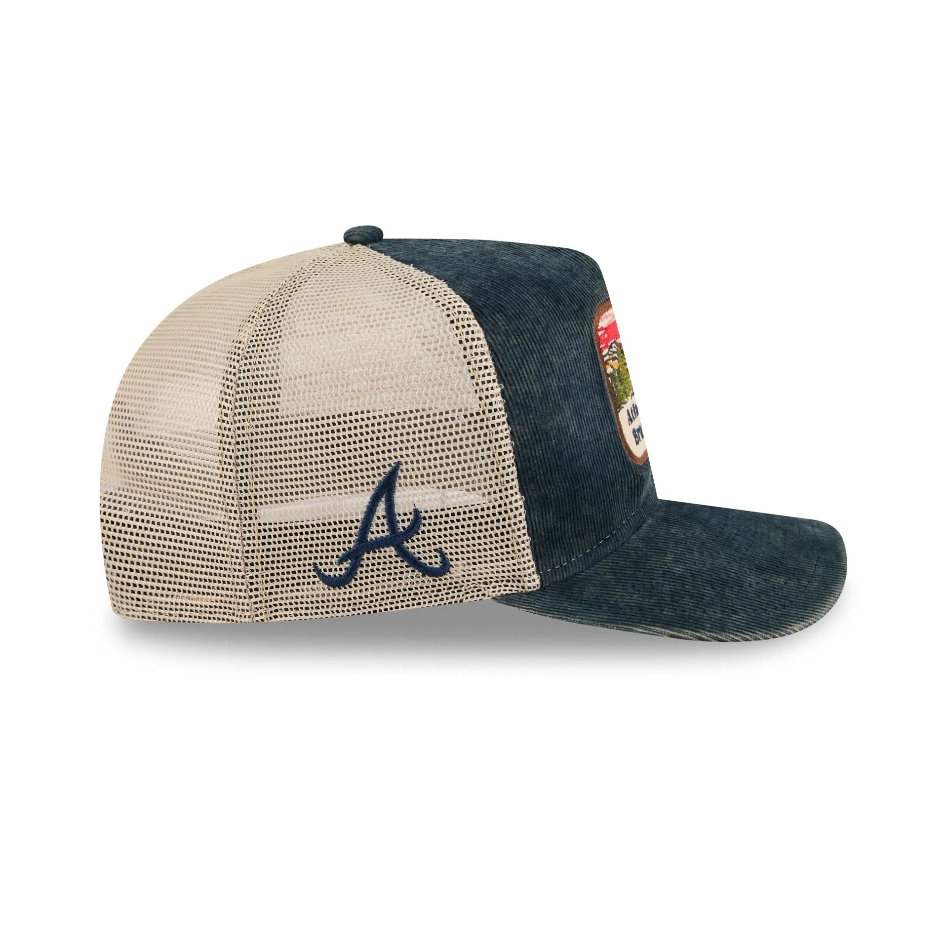 Atlanta Braves Vintage Landscape 9FIFTY A-Frame Trucker Hat sold by New Era product image thumbnail 4