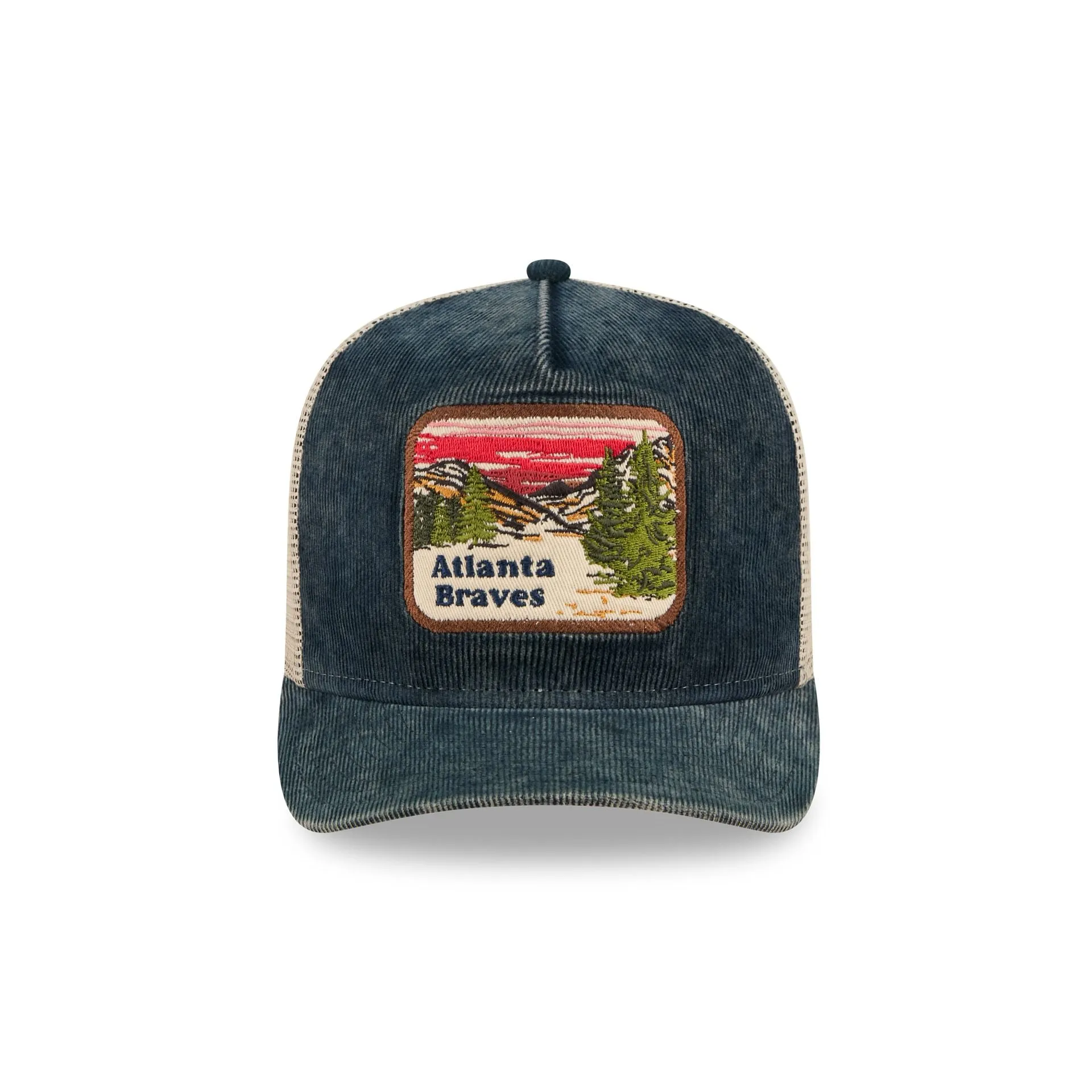 Atlanta Braves Vintage Landscape 9FIFTY A-Frame Trucker Hat sold by New Era product image thumbnail 2