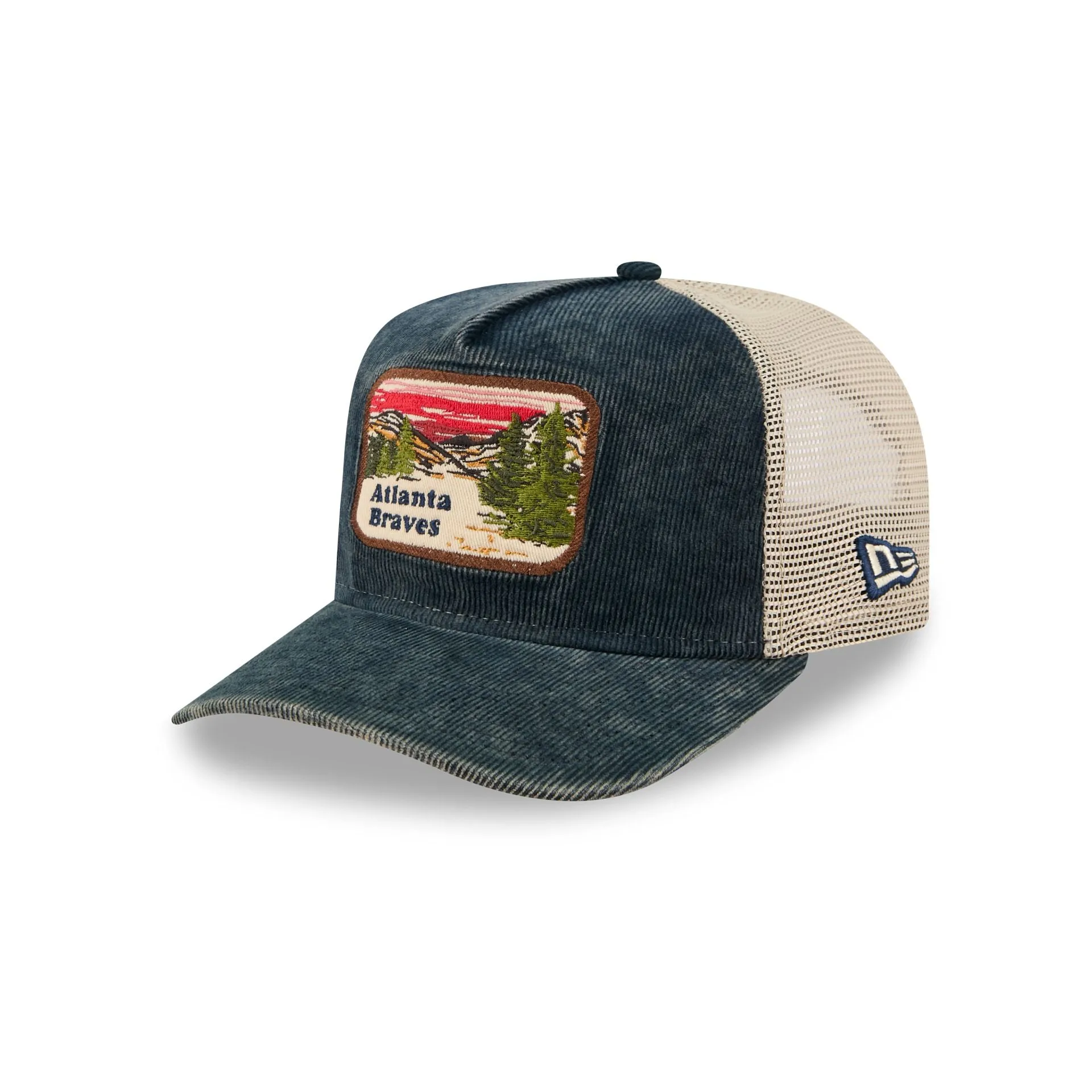 Atlanta Braves Vintage Landscape 9FIFTY A-Frame Trucker Hat sold by New Era product image thumbnail 3