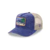 Los Angeles Dodgers Vintage Landscape 9FIFTY A-Frame Trucker Hat sold by New Era