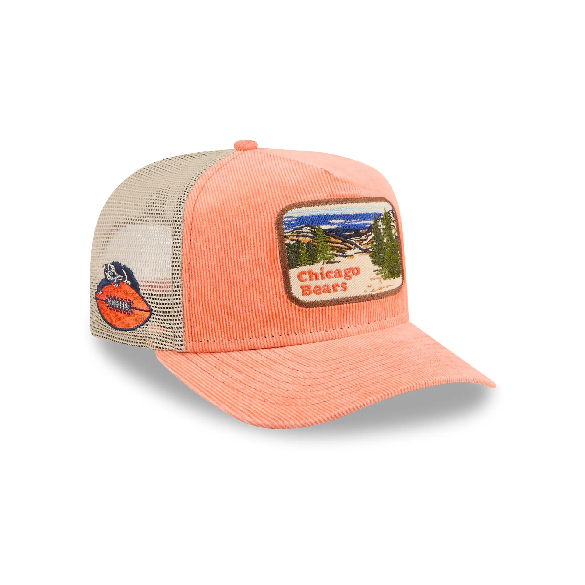 Chicago Bears Vintage Landscape 9FIFTY A-Frame Trucker Hat sold by New Era