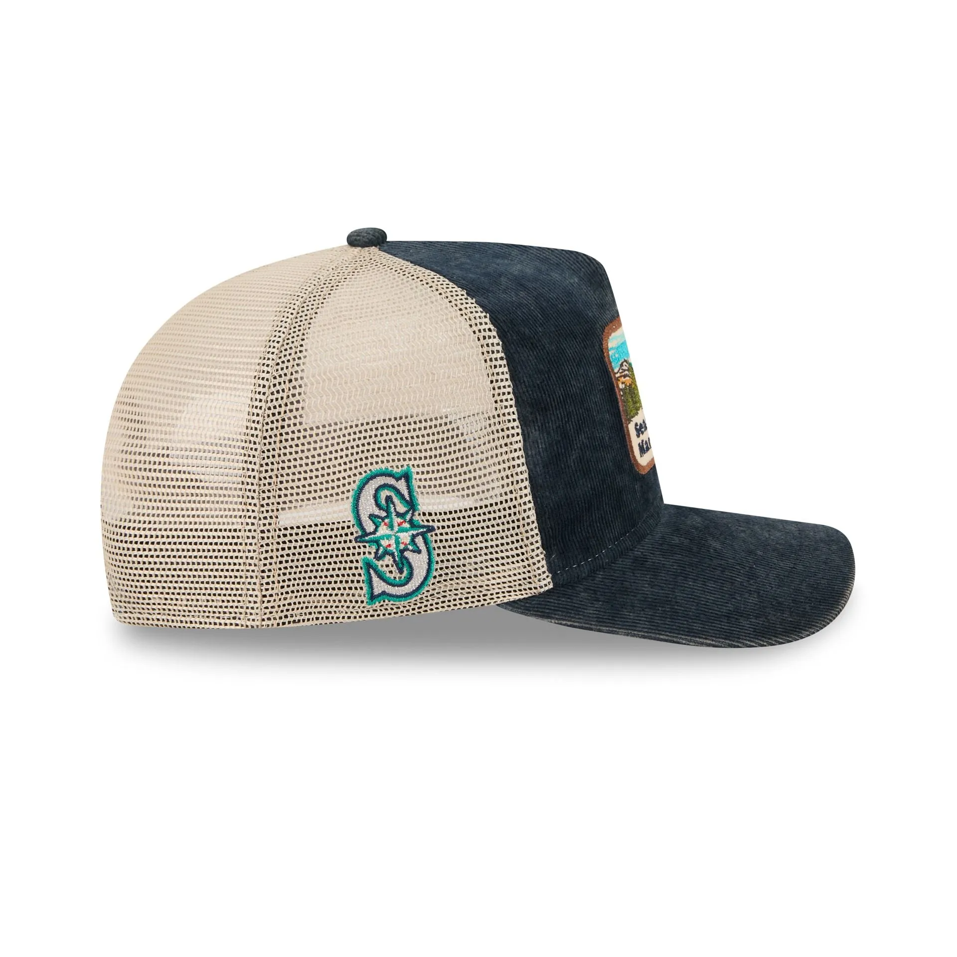 Seattle Mariners Vintage Landscape 9FIFTY A-Frame Trucker Hat sold by New Era product image thumbnail 4