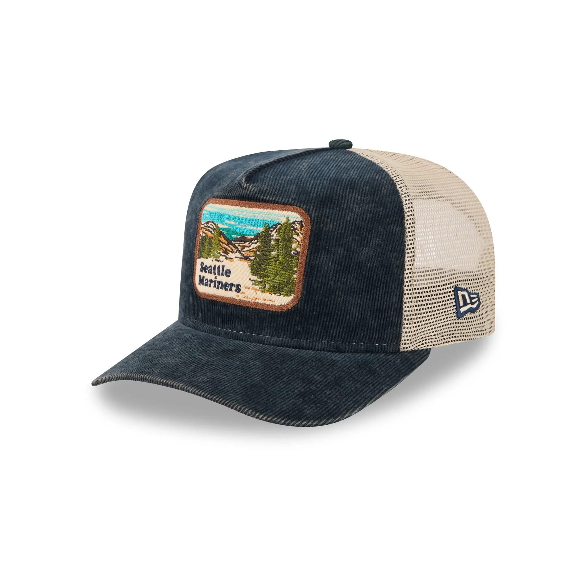 Seattle Mariners Vintage Landscape 9FIFTY A-Frame Trucker Hat sold by New Era product image thumbnail 3