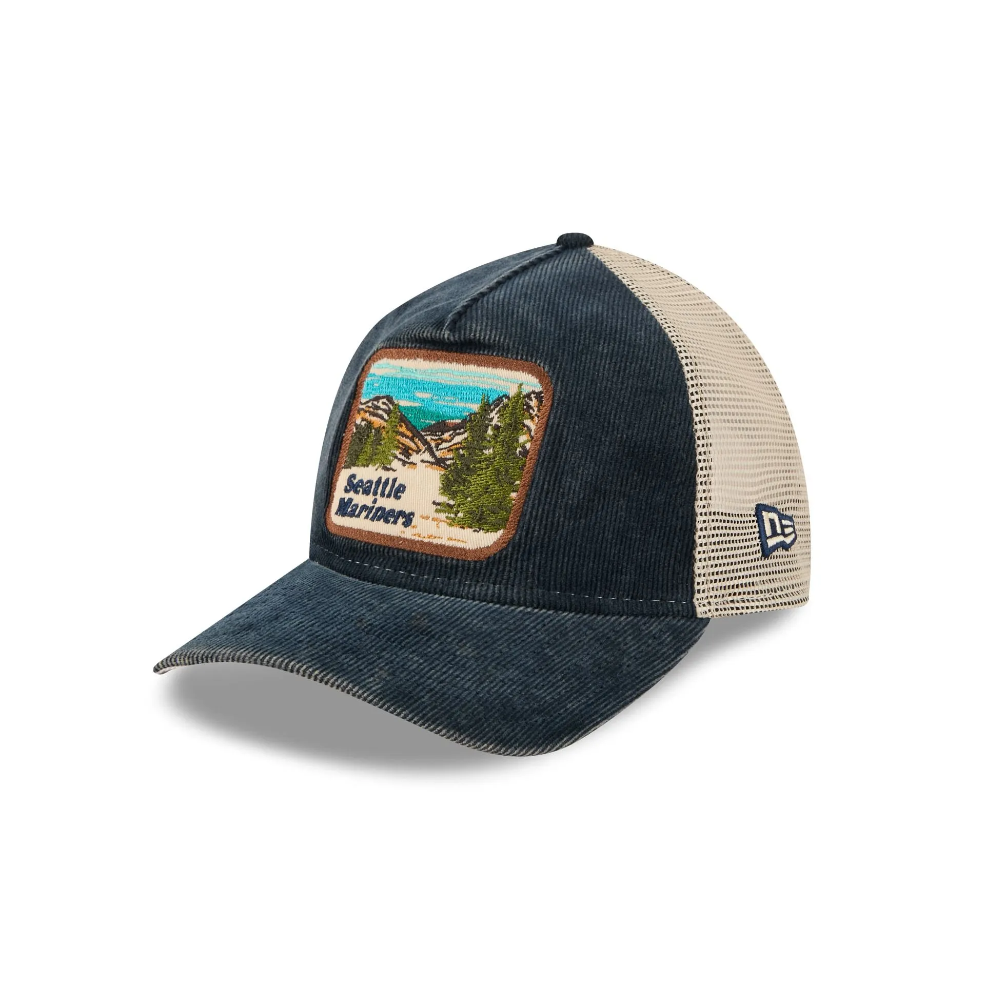 Seattle Mariners Vintage Landscape 9TWENTY A-Frame Trucker Hat sold by New Era product image thumbnail 3
