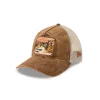 Chicago Cubs Vintage Landscape Brown 9TWENTY A-Frame Trucker Hat sold by New Era
