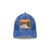 Denver Broncos Vintage Landscape 9TWENTY A-Frame Trucker Hat sold by New Era
