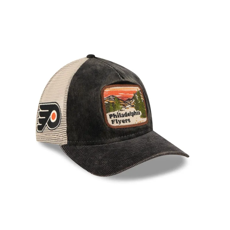 Philadelphia Flyers Vintage Landscape 9TWENTY A-Frame Trucker Hat sold by New Era