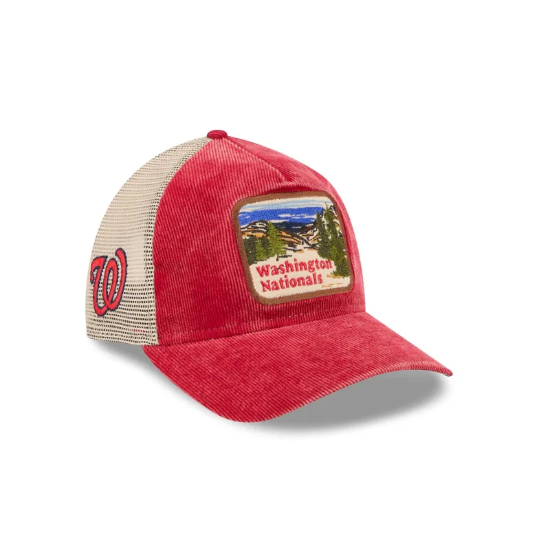 Washington Nationals Vintage Landscape 9TWENTY A-Frame Trucker Hat sold by New Era
