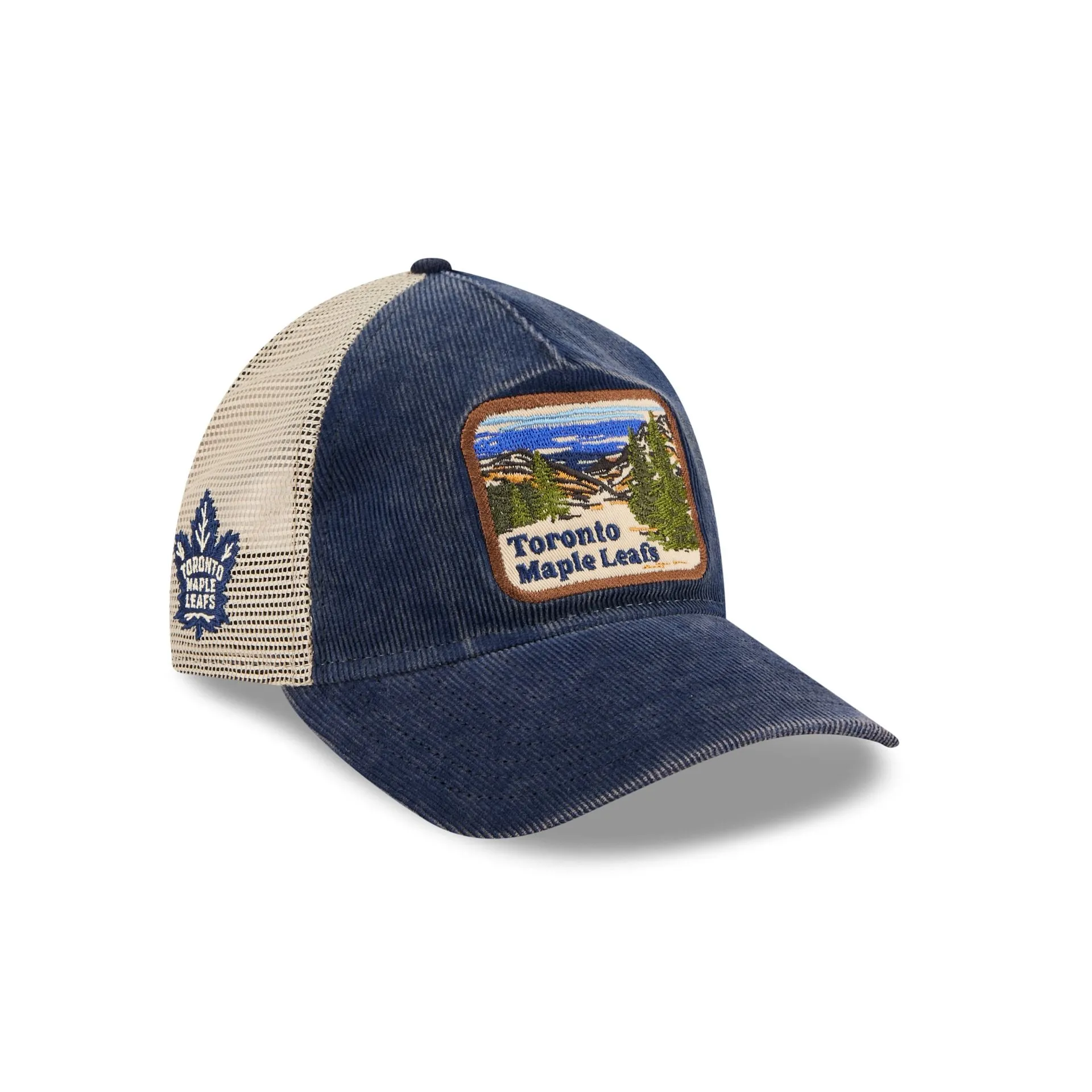 Toronto Maple Leafs Vintage Landscape 9TWENTY A-Frame Trucker Hat sold by New Era
