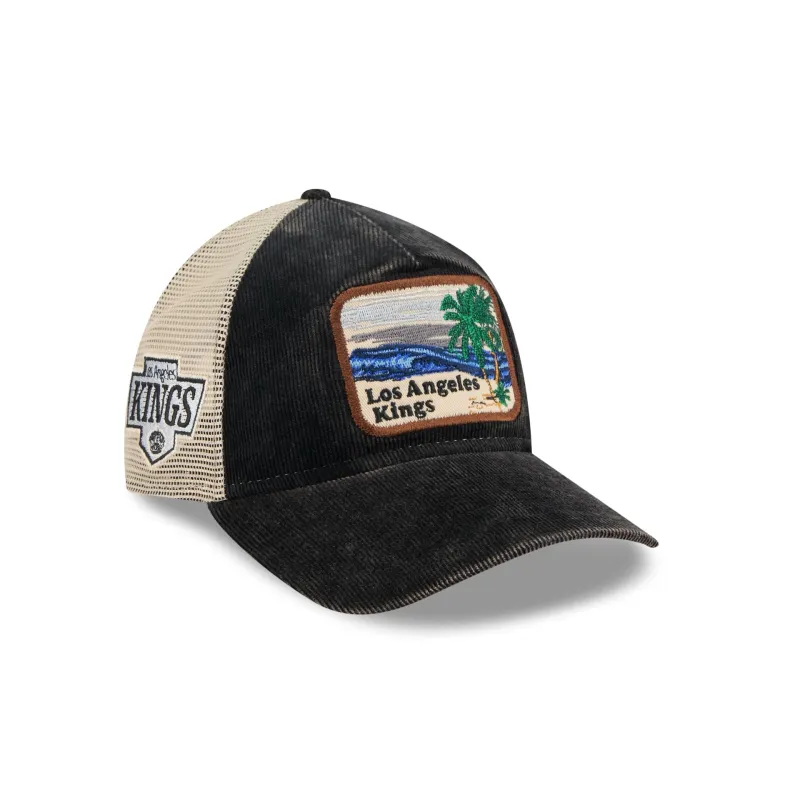 Los Angeles Kings Vintage Landscape 9TWENTY A-Frame Trucker Hat sold by New Era