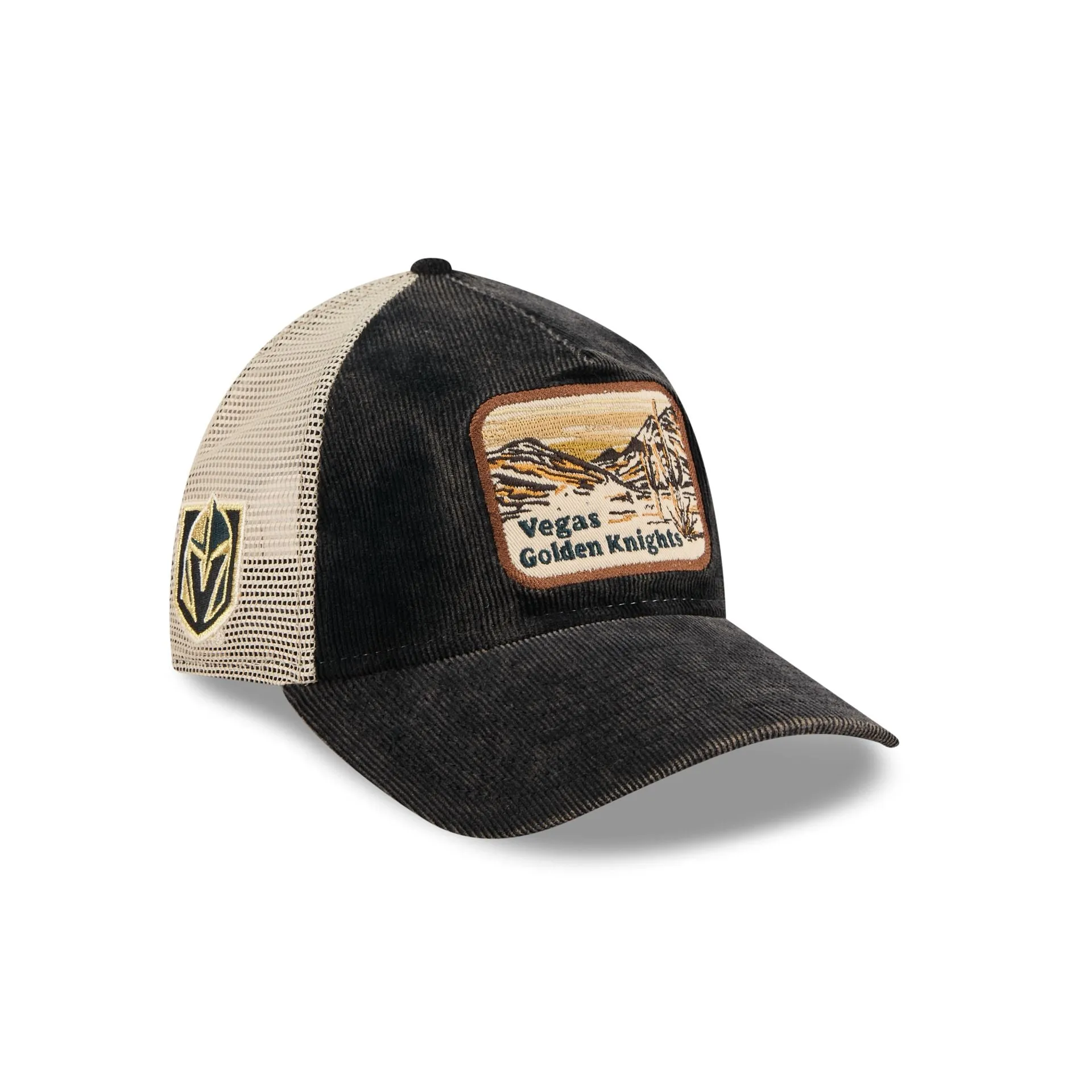 Vegas Golden Knights Vintage Landscape 9TWENTY A-Frame Trucker Hat sold by New Era