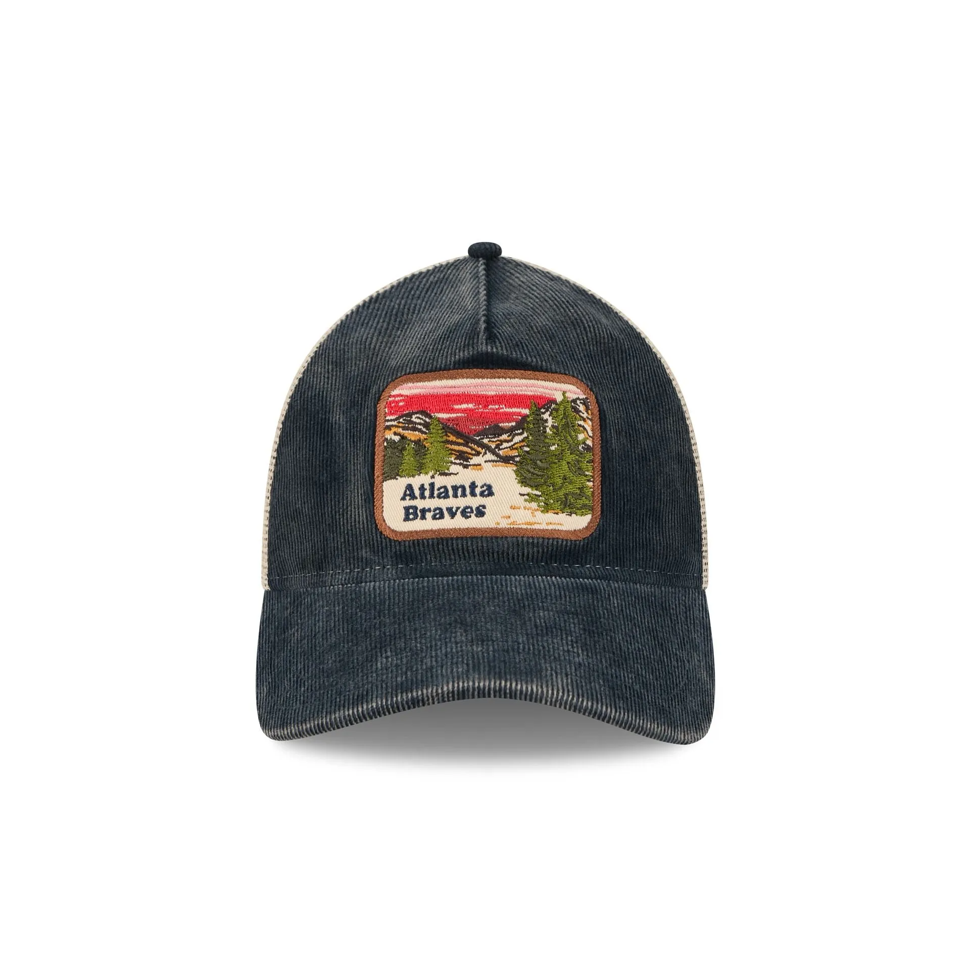 Atlanta Braves Vintage Landscape 9TWENTY A-Frame Trucker Hat sold by New Era product image thumbnail 2