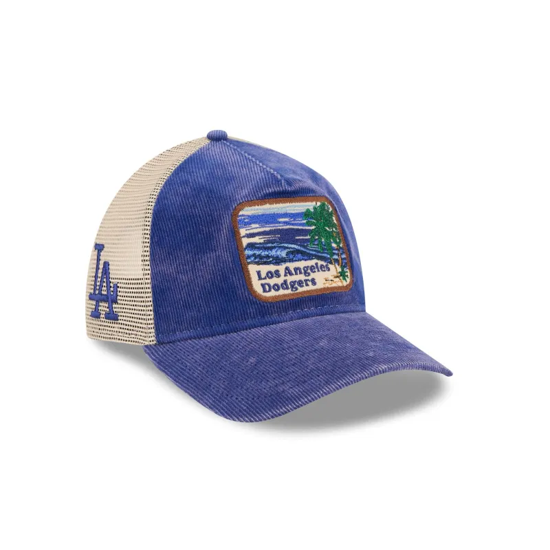 Los Angeles Dodgers Vintage Landscape 9TWENTY A-Frame Trucker Hat sold by New Era