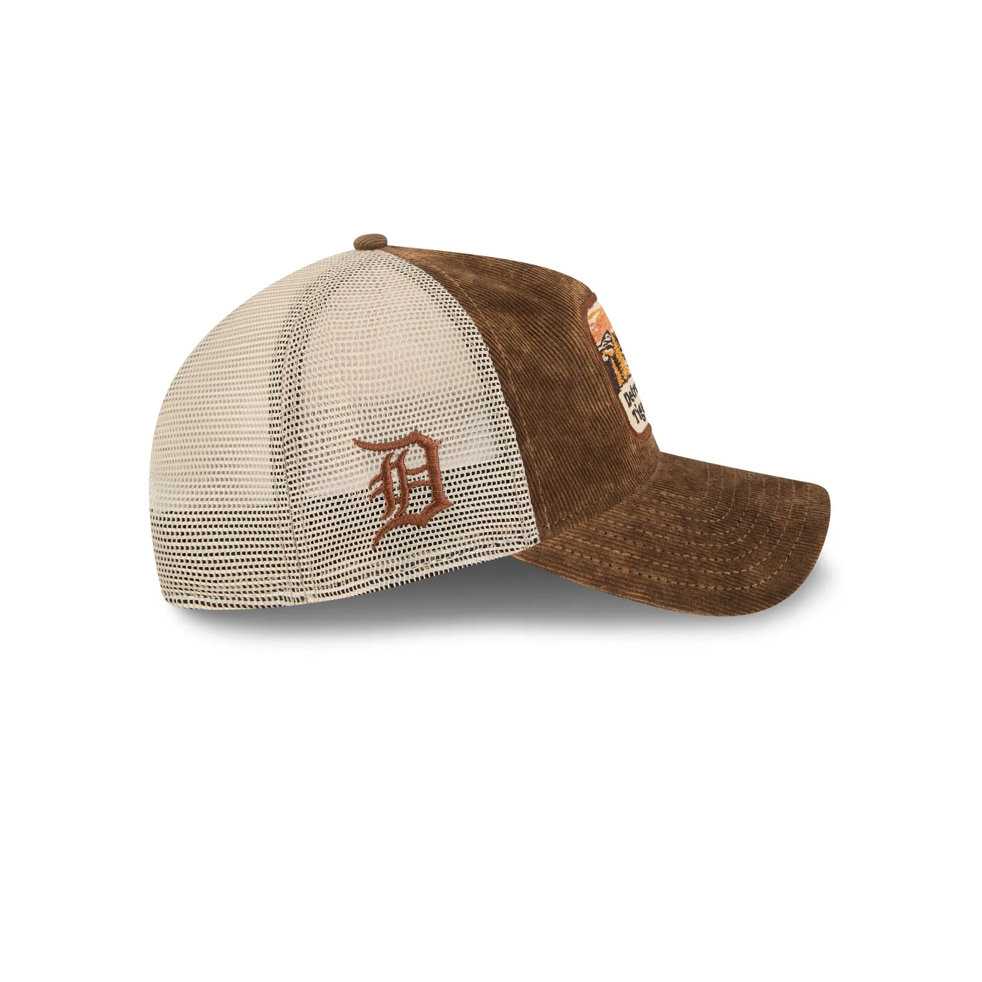 Detroit Tigers Vintage Landscape Brown 9TWENTY A-Frame Trucker Hat sold by New Era product image thumbnail 4