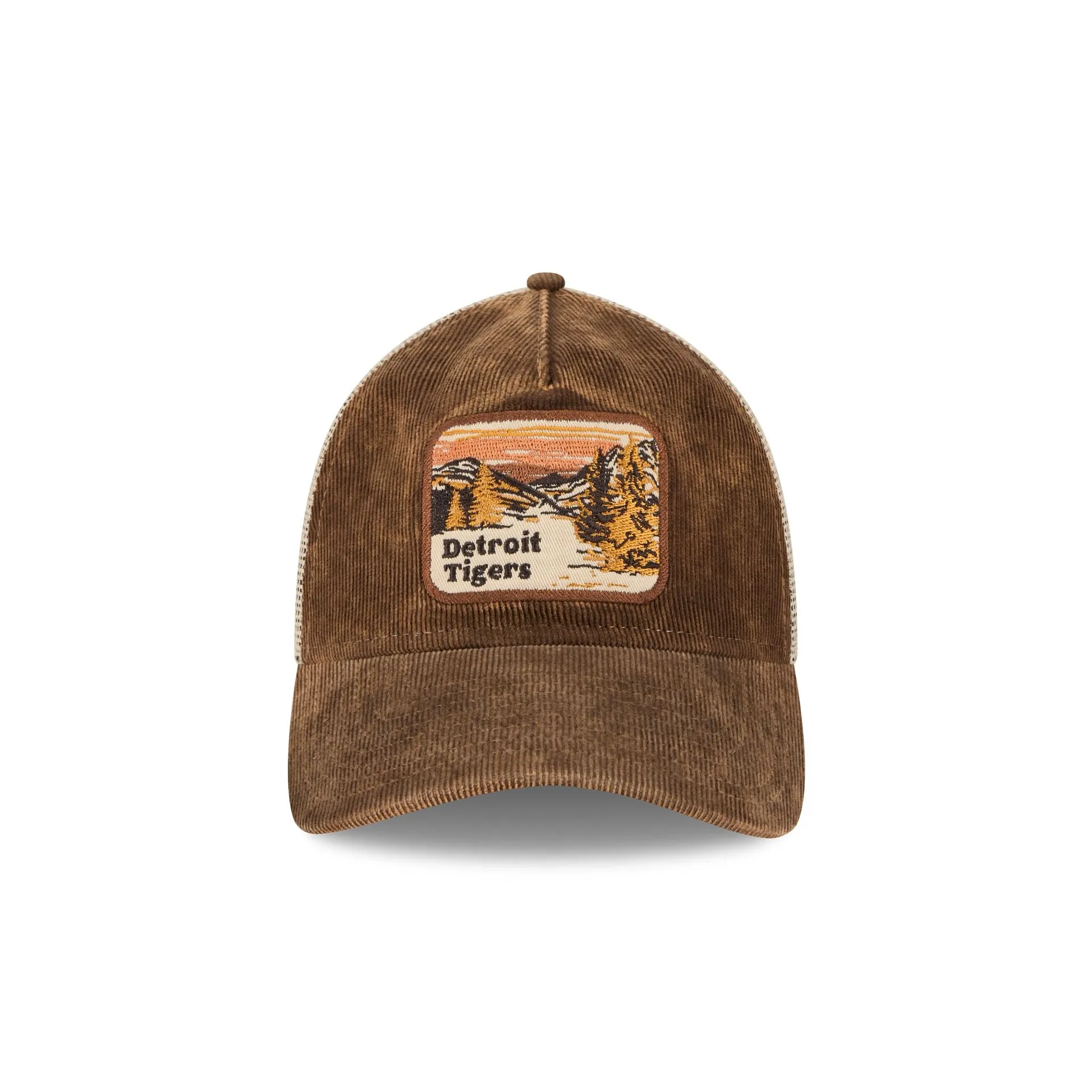 Detroit Tigers Vintage Landscape Brown 9TWENTY A-Frame Trucker Hat sold by New Era product image thumbnail 2