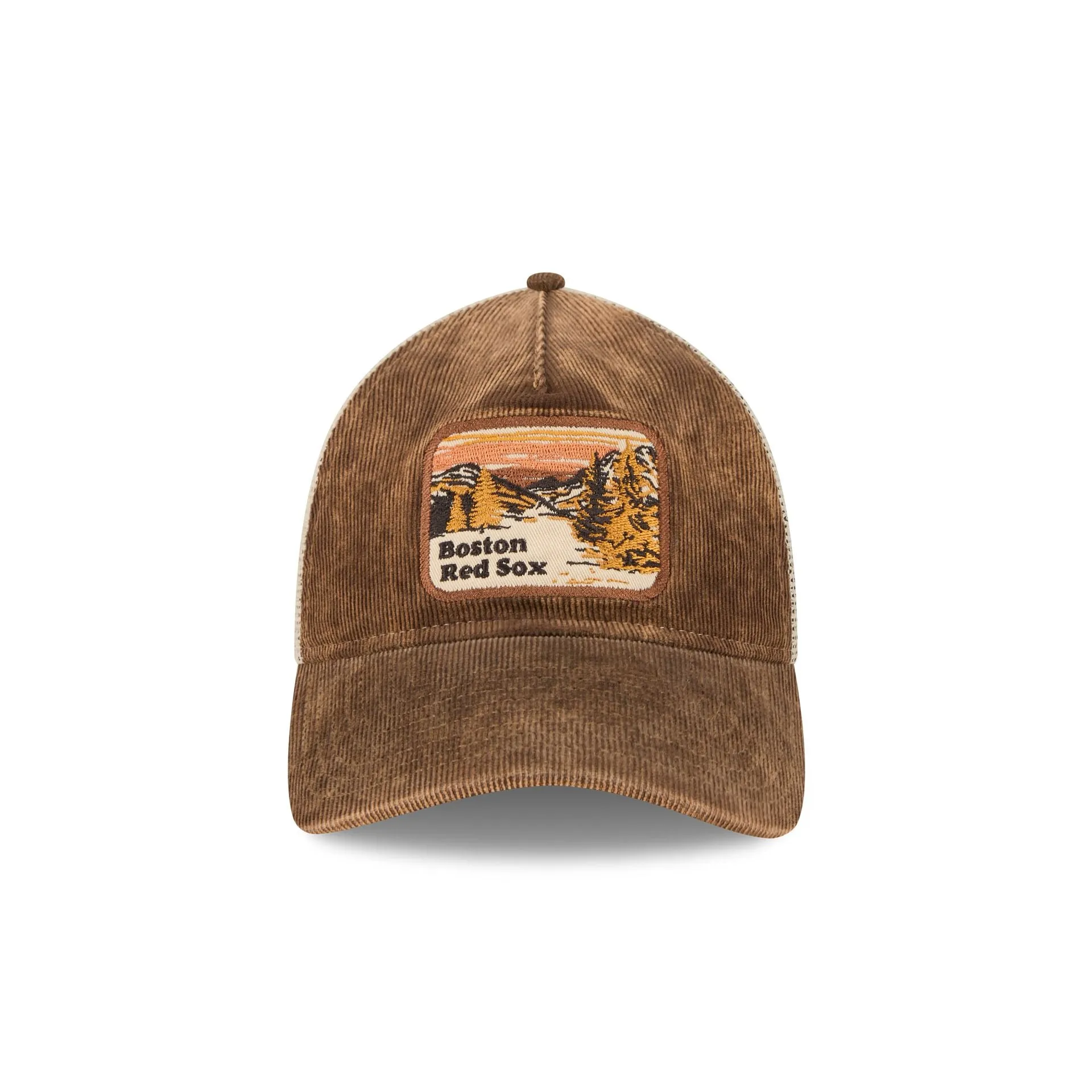 Boston Red Sox Vintage Landscape Brown 9TWENTY A-Frame Trucker Hat sold by New Era product image thumbnail 2