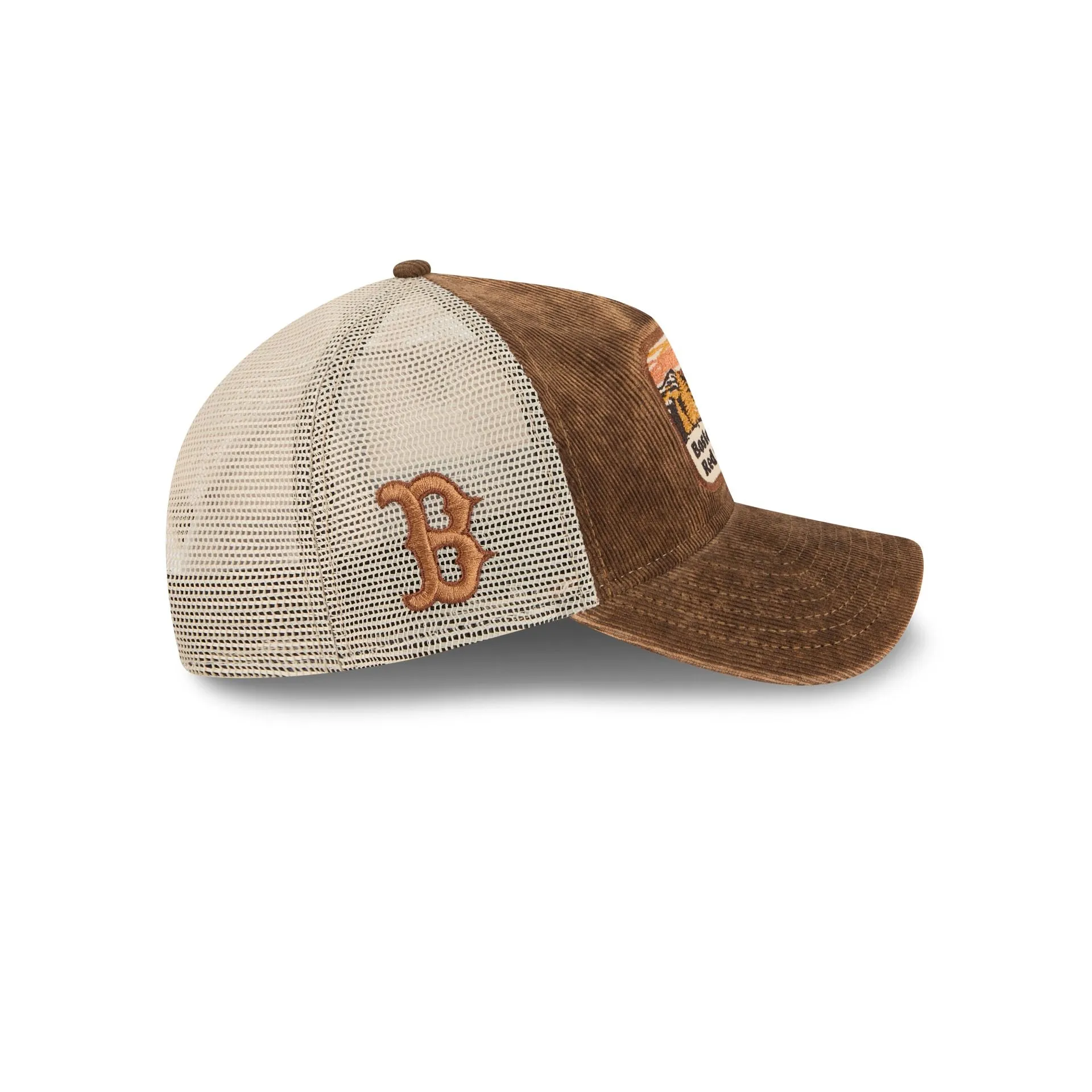 Boston Red Sox Vintage Landscape Brown 9TWENTY A-Frame Trucker Hat sold by New Era product image thumbnail 4