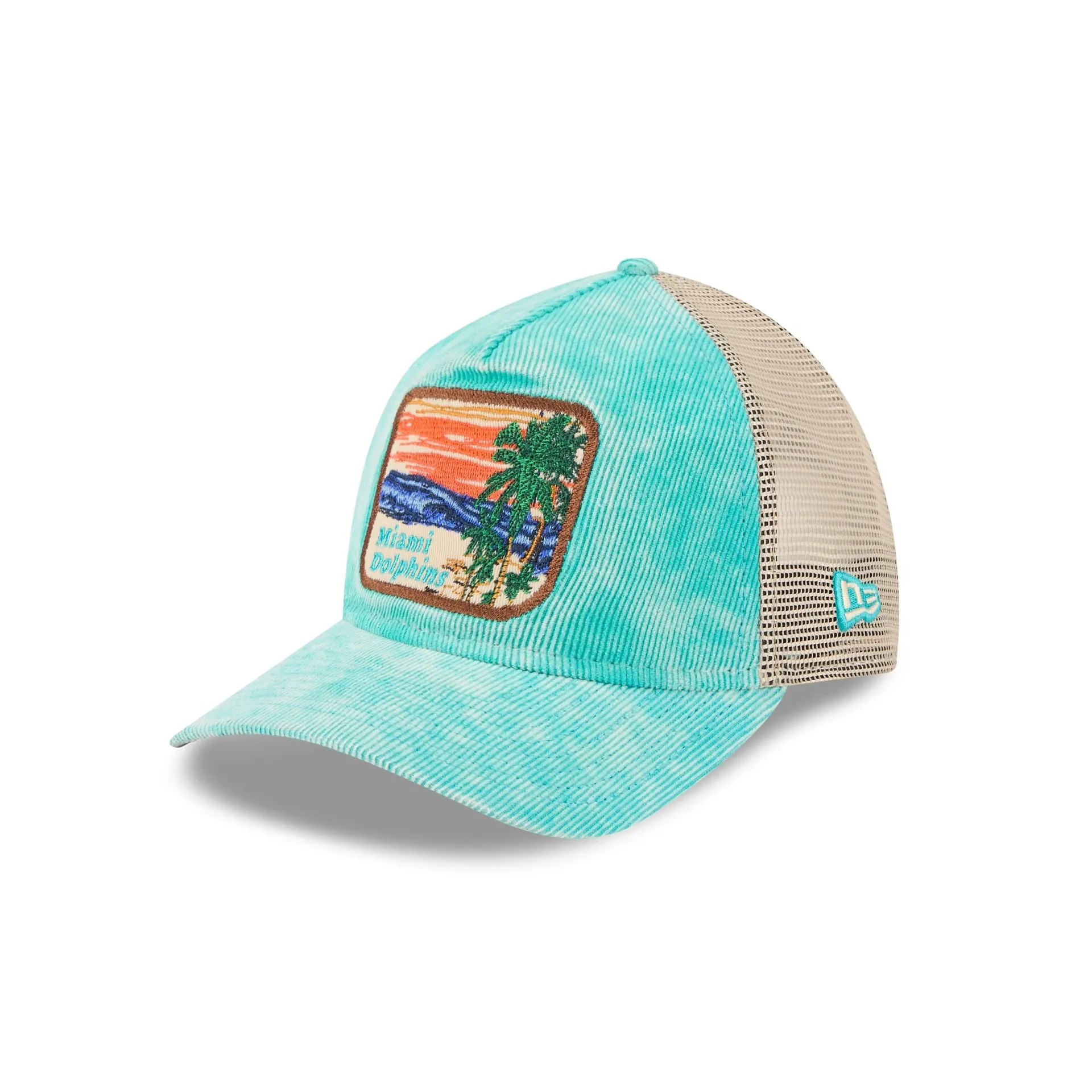 Miami Dolphins Vintage Landscape 9TWENTY A-Frame Trucker Hat sold by New Era product image thumbnail 3